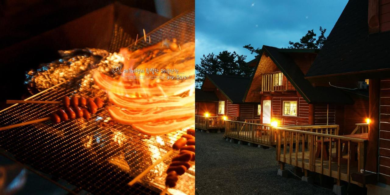 Jeju Joa Log Pension Sogüpcho Exteriér fotografie